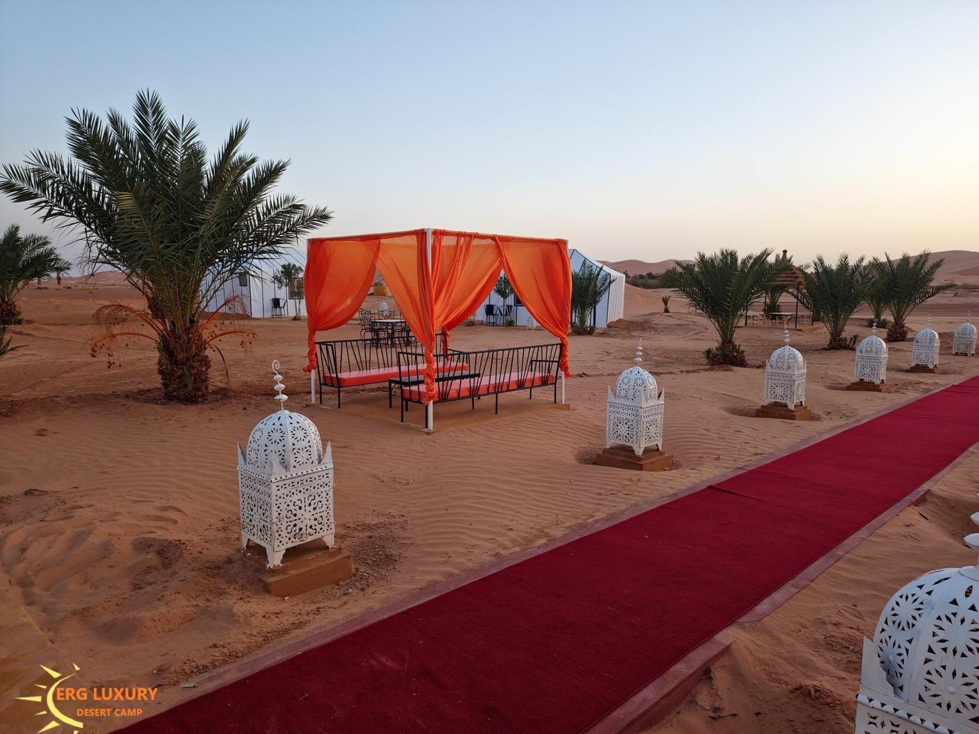 Erg Luxury Desert Camp Hotel Merzouga Exterior foto