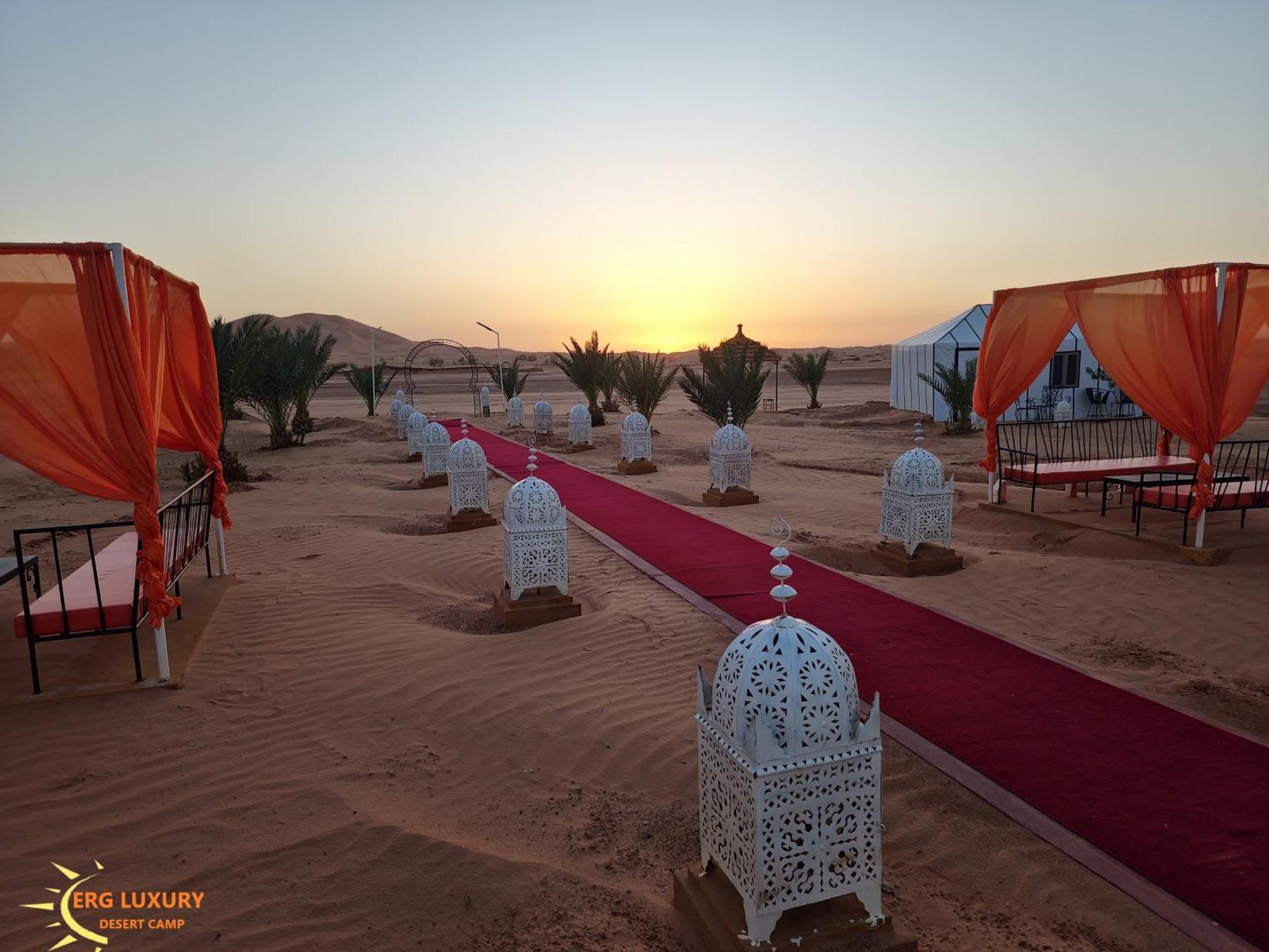 Erg Luxury Desert Camp Hotel Merzouga Exterior foto