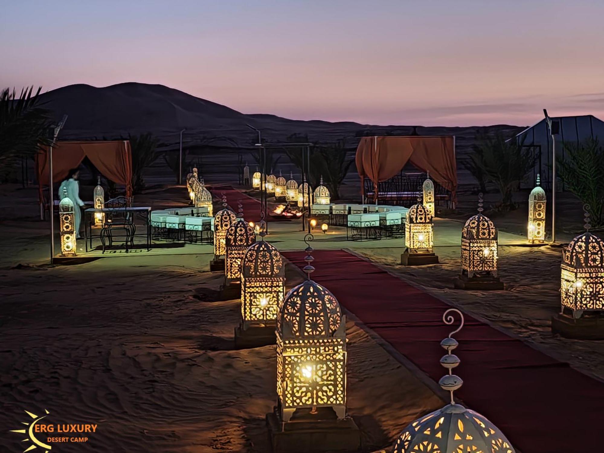 Erg Luxury Desert Camp Hotel Merzouga Exterior foto